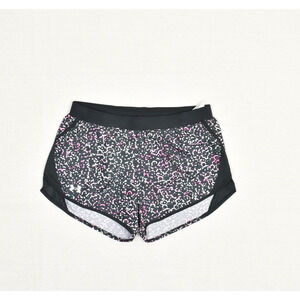 Under Armour Women Polyester Multicolor Size M Loose Heatgear Sweat Shorts